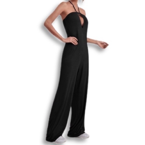 ✌🏼 #1309 Halter Peeka Tie Boo Back Jumpsuit - Picture 11 of 13